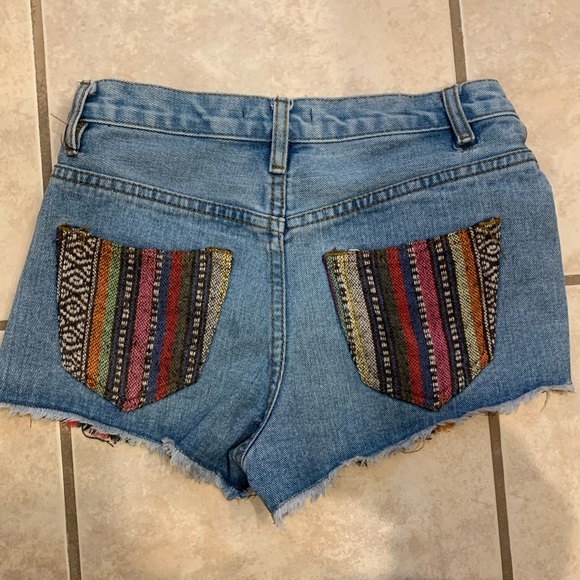 Bohemian-style Jean shorts - Picture 4 of 6
